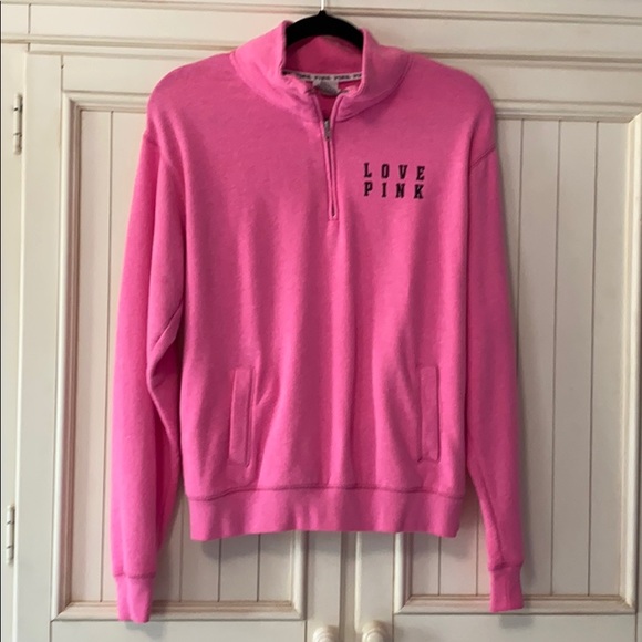 Love Pink Quarter Zip - Picture 1 of 5